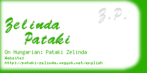 zelinda pataki business card